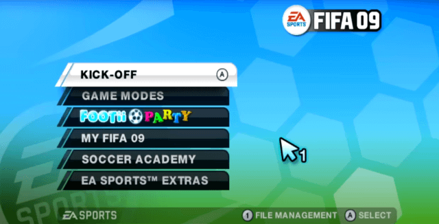 FIFA 09 screenshot 3 for Wii